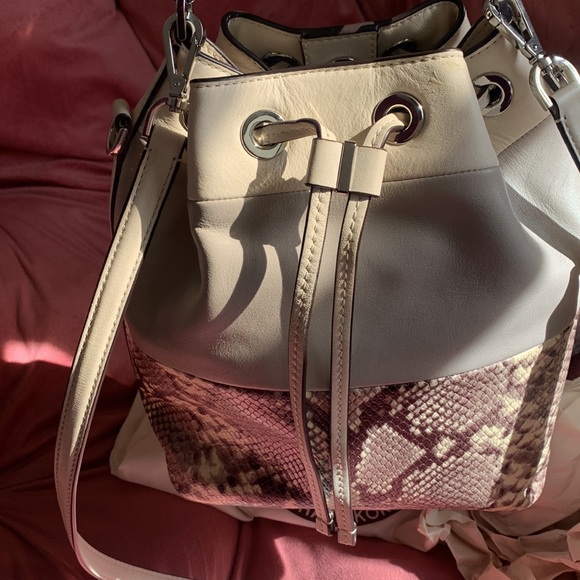 Michael Kors Dottie Large Python Purse - Picture 9 of 10